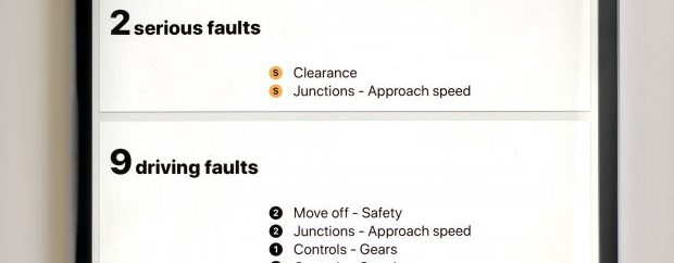 top reasons fail driving test